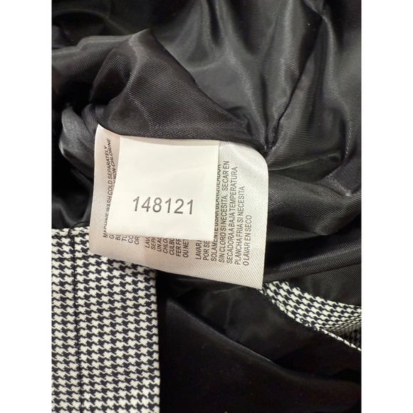 Michael Kors Women XL Houndstooth TrenchCoat Minimalist Mobwife Old money Office - Picture 16 of 16